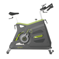  Bicicleta comercial de ciclismo indoor de 3ª geração para academias profissionais MND-D08