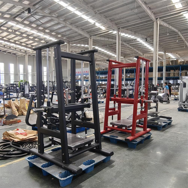 Máquina de prensa de perna vertical de passo reverso de ginásio de material de aço para equipamento de treinamento de força