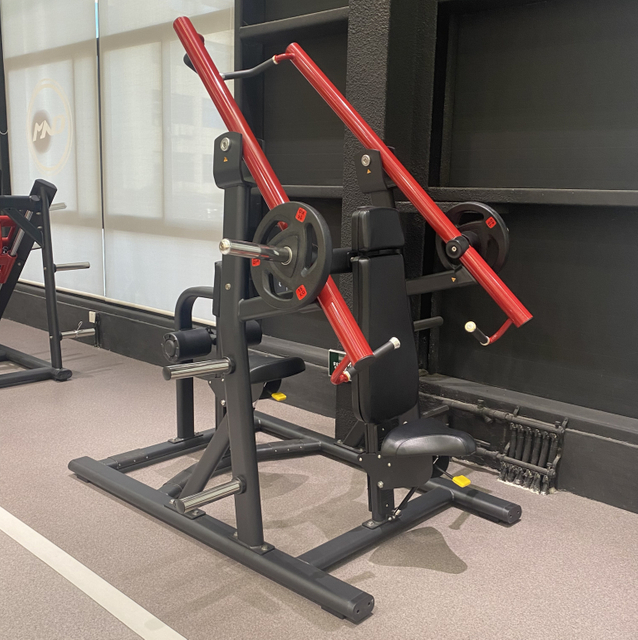 Máquina combinada de peito e costas MND-PL16 | Estação Dupla | Espaço eficiente