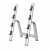 Suporte para barra AN03 | Armazenamento da barra olímpica | Equipamento de ginástica comercial