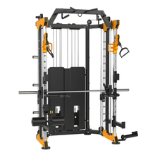 Máquina multiferreiro compacta MND-C81/C80 | Multifuncional que economiza espaço | Máquina Smith com cabo básico