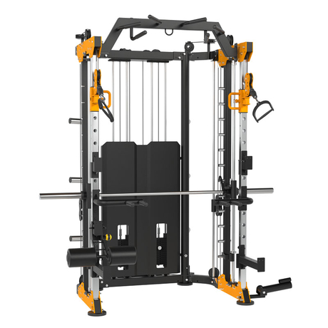 Máquina Smith multifuncional MND-C81 | Gaiola de ferreiro para serviço pesado | Equipamento de musculação para academia