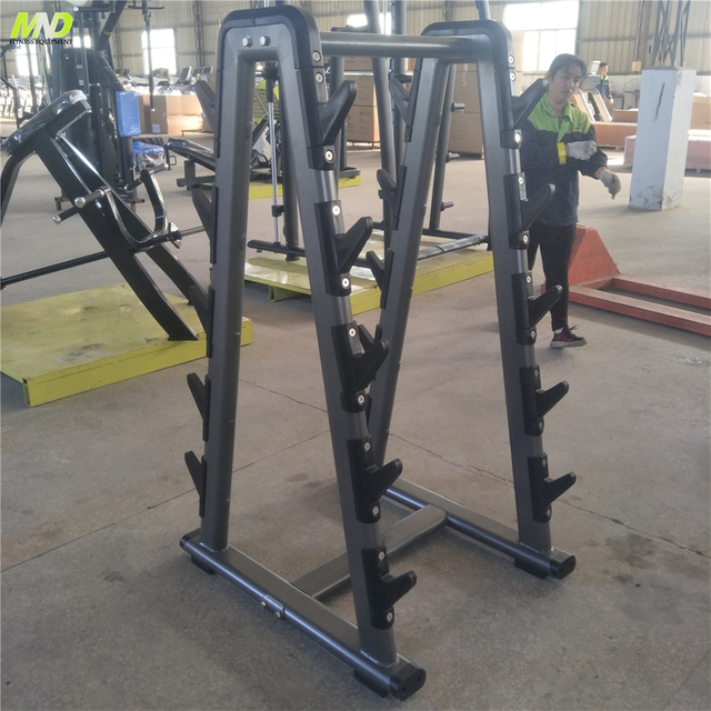 Rack de armazenamento de barra MND FH55 | Organizador comercial de barras para academia