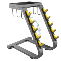 Rack de armazenamento com alça F53 | Organizador de acessórios de ginástica | Solução de armazenamento de equipamentos
