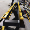 Suporte para halteres de três camadas FF72 | Armazenamento de halteres de alta densidade | Rack de ginástica comercial