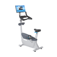 Bicicleta vertical MND-X530C com projeção de tela | Tela interativa de 21,5' | MND FITNESS