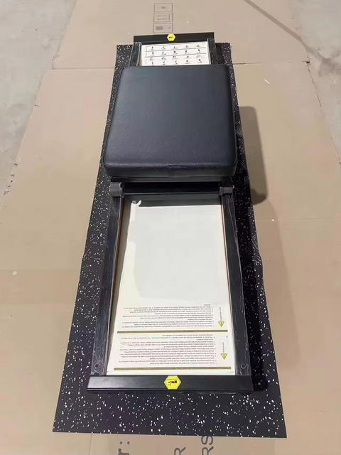 Simulador de esqui MND-W28 | Carvalho Vermelho e Aço Inoxidável | MND FITNESS