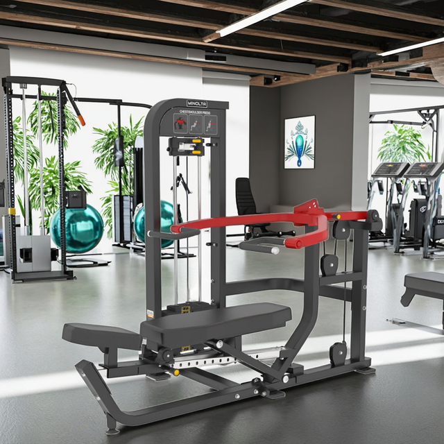 Máquina de prensa de tórax e ombros MND-FM88 | Imprensa superior do corpo 2 em 1 | Desenvolvedor Peitoral e Deltoide
