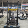 Máquina de prensa de perna vertical de passo reverso de ginásio de material de aço para equipamento de treinamento de força