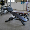 Banco de declínio ajustável F37 | Treinamento Abdominal | Estação de treino central