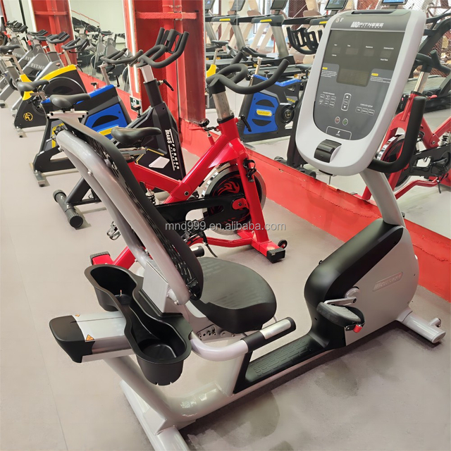 Bicicleta reclinada comercial MND-X520 (tela LED) | Conforto de nível básico | MND FITNESS