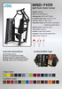 Mnd-Fh10 Split Push Chest Trainer Rohs aprovou a máquina de musculação de rack de força de fábrica