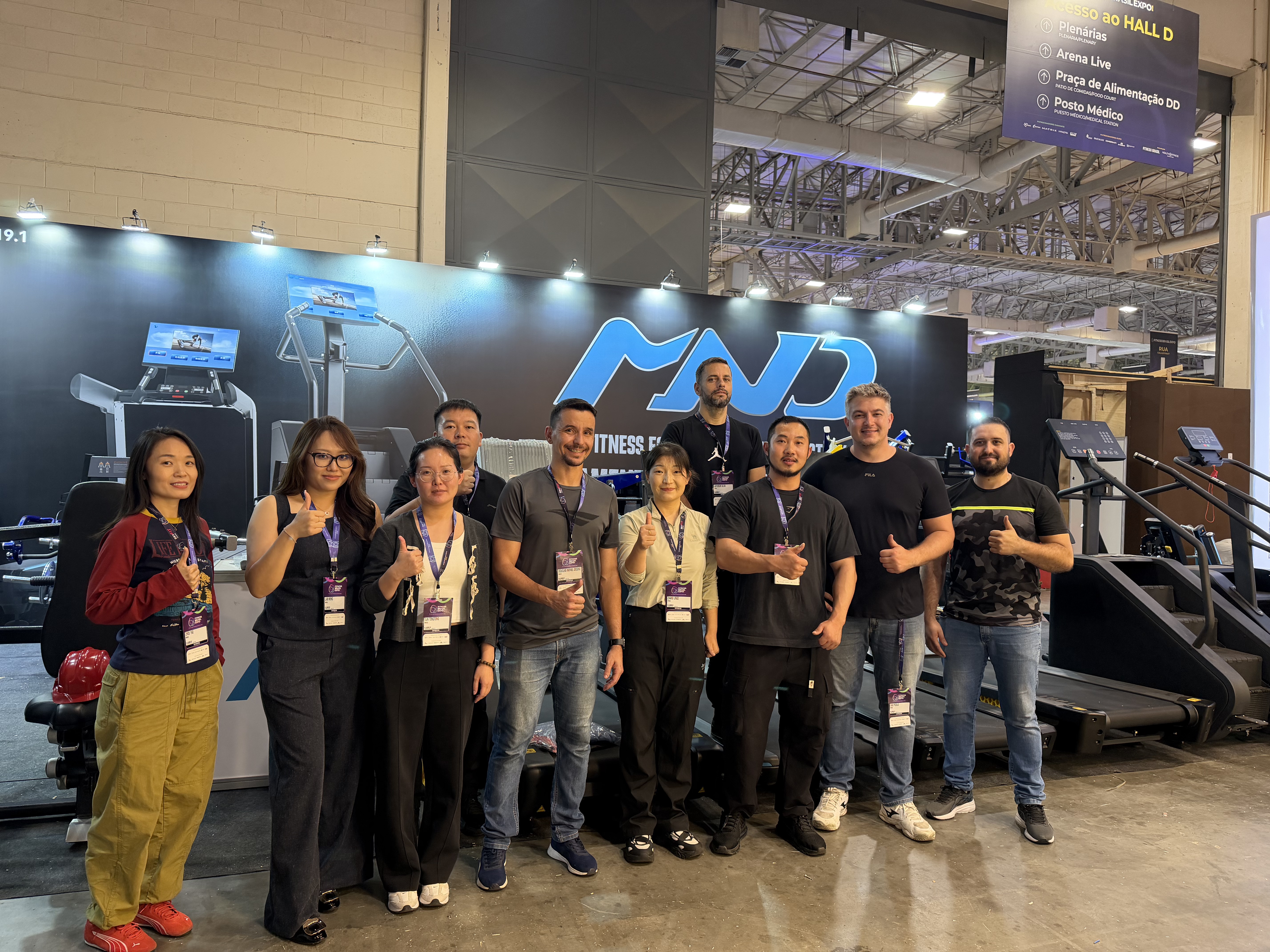 Conhe&ccedil;a a Minolta Fitness na Fitness Brasil Expo 2026 — Vitrine completa de equipamentos comerciais no estande H19.1