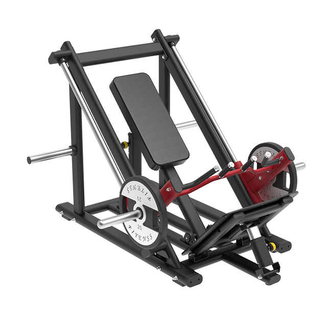 Melhor qualidade comercial ginásio equipamentos de fitness placa treinamento muscular traseiro carregado aço para exercício MND-PL39 dobrado sobre a linha 