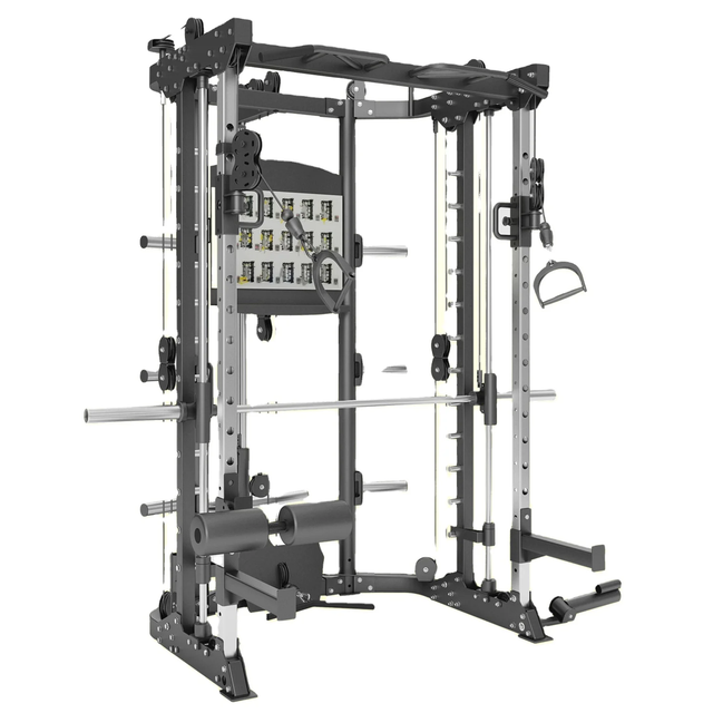 Máquina multiferreiro compacta MND-C81/C80 | Multifuncional que economiza espaço | Máquina Smith com cabo básico